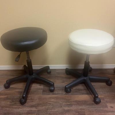 Pair of office Rolling stools