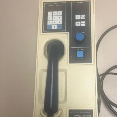 Sonicator 706 ultrasound therapy unit
