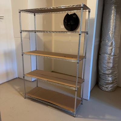 1260 Large 5 Tier Metal Shelf