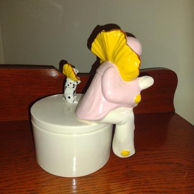 Clown Design Porcelain Trinket Box