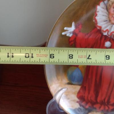 'Tommy the Clown' by John McClelland Limited Edition/Numbered Porcelain Plate- Approx 9 1/4" in Diameter