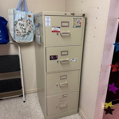Metal file cabinet only