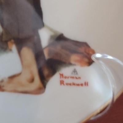 'The Idol' Norman Rockwell Design Gorham Plate- Numbered