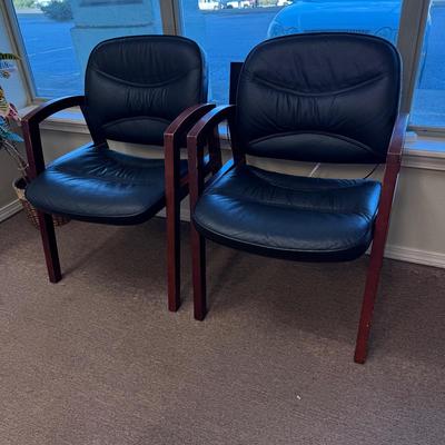 Pair of office chairs