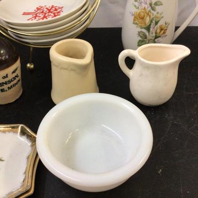 Creams, Trays, Tooth Pick Holder, Coffee Cup, Jug