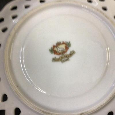 Vintage Plates, Bowl, and Frog Sponge Holder