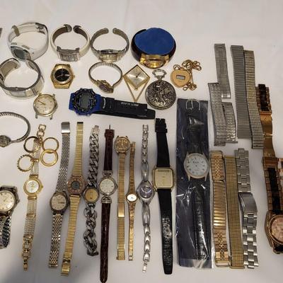 MANY WATCHES FOR PARTS OR REPAIR