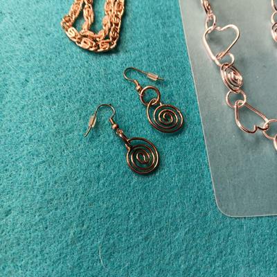 NEW NECKLACE, EARRINGS AND BRACELET PLUS MORE