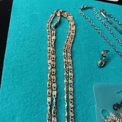 NEW NECKLACE, EARRINGS AND BRACELET PLUS MORE