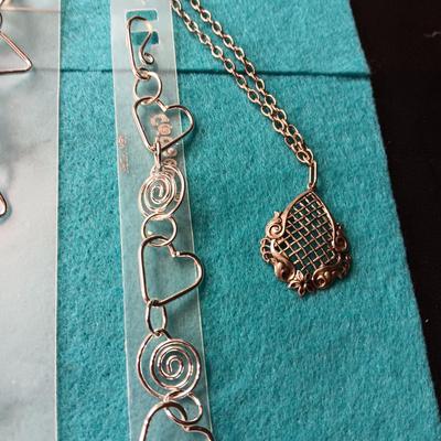 NEW NECKLACE, EARRINGS AND BRACELET PLUS MORE