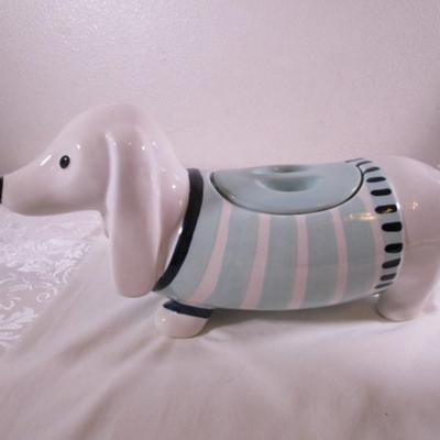 Dachshund cookie jar