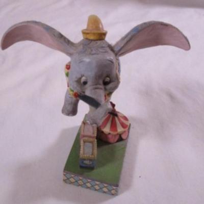 Faith in Flight Dumbo with feather figurine