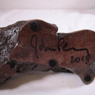 John Perry river otter sculpture