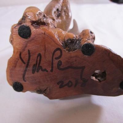 John Perry white shark sculpture