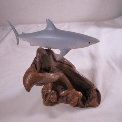 John Perry white shark sculpture