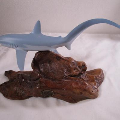 John Perry thrasher shark sculpture