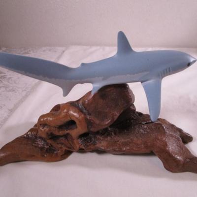 John Perry thrasher shark sculpture