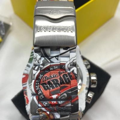 LIKE NEW INVICTA MEN’S WATCH BOLT ZEUS MODEL 30065 GRAFFITI STYLE