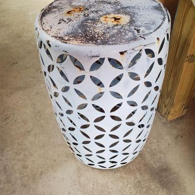 Metal side table 