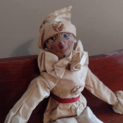Vintage Clown Figurine- Approx 15" Tall