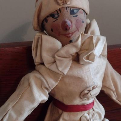 Vintage Clown Figurine- Approx 15" Tall