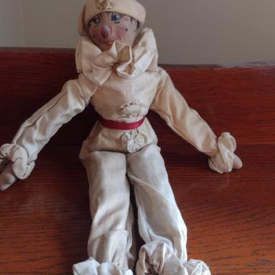 Vintage Clown Figurine- Approx 15" Tall