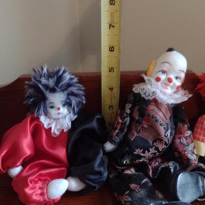 Collection of Clown Figurines
