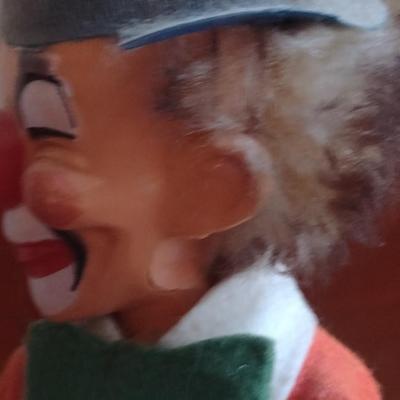 Pair of Vintage Clown Wind Up Toys