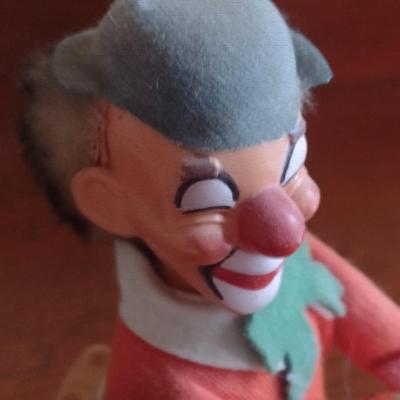 Pair of Vintage Clown Wind Up Toys