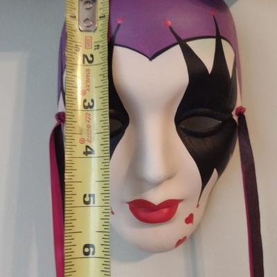 Collection of Porcelain Clown Masks- Four Pieces