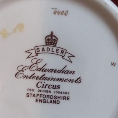 Sadler Edwardian Entertainments 'Circus' Tea Pot