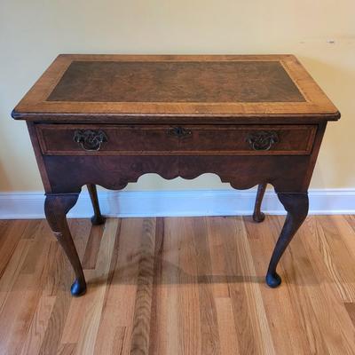 Queen Anne Style Lowboy Single Drawer Table (LR-EL)