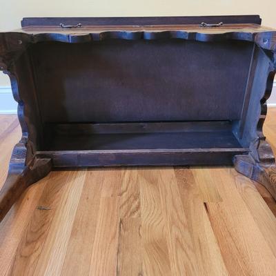 Queen Anne Style Lowboy Single Drawer Table (LR-EL)