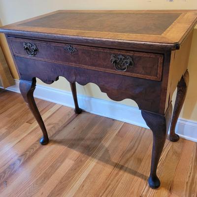 Queen Anne Style Lowboy Single Drawer Table (LR-EL)