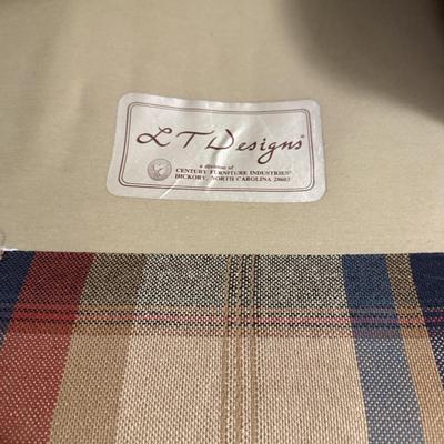 LT Designs Cozy Plaid Arm Chair (GB-BM)