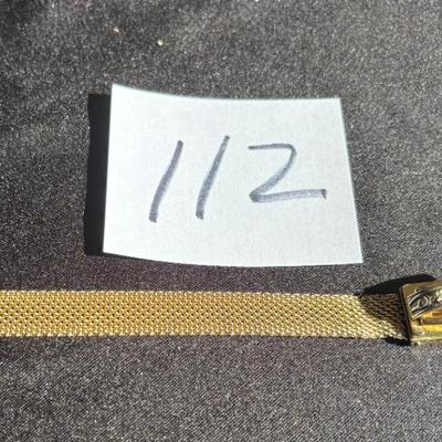 Vintage Whiting Davis Gold Tone Bracelet
