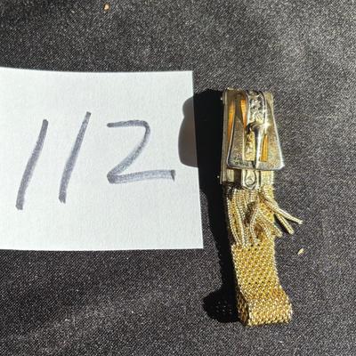 Vintage Whiting Davis Gold Tone Bracelet
