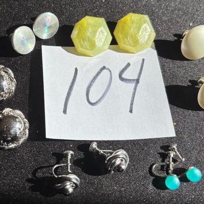Vintage Clip On Earring Lot