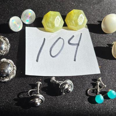 Vintage Clip On Earring Lot