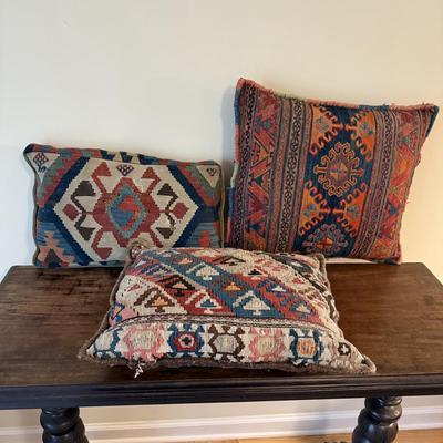 Variety of Moroccan Kilim-Style Pillows (GB-BM)