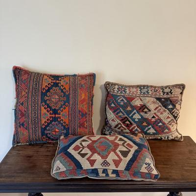 Variety of Moroccan Kilim-Style Pillows (GB-BM)