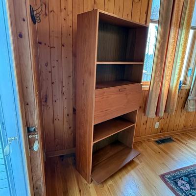 Bookshelf with Drop Front Desk (DR-HS)