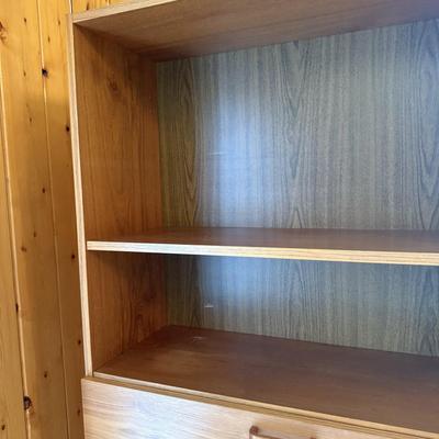 Bookshelf with Drop Front Desk (DR-HS)