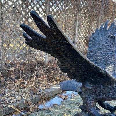 BEAUTIFUL ALUMINUM EAGLE STATUE