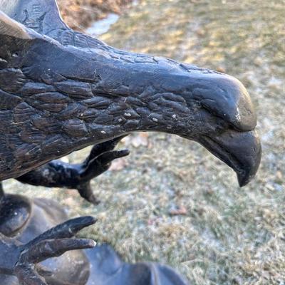 BEAUTIFUL ALUMINUM EAGLE STATUE