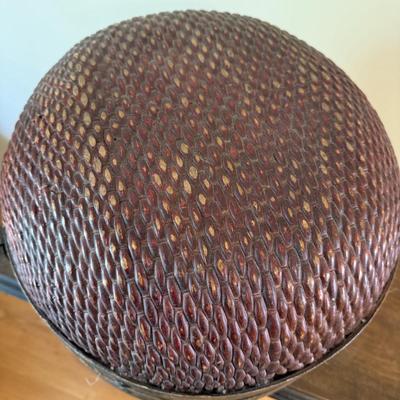 Vintage Chinese Woven Hat Box (GB-BM)