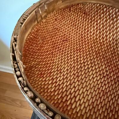 Vintage Chinese Woven Hat Box (GB-BM)