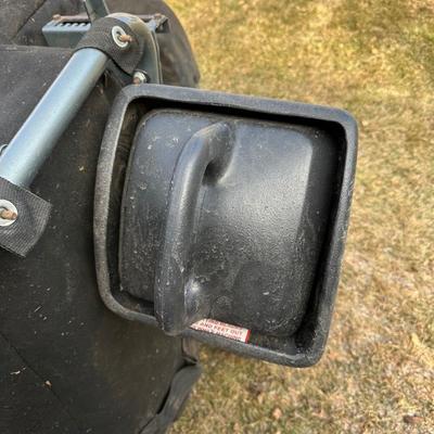 CRAFTSMAN 9 HORSEPOWER SELF-PROPELLED CHIPPER-SHREDDER-VACUUM WITH PLASTIC GAS CONTAINER