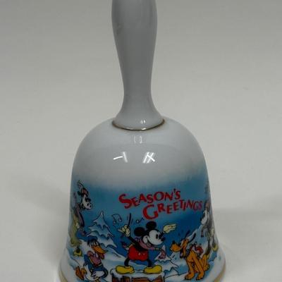 Walt Disney Character 1985 Season's Greetings Collector Bell