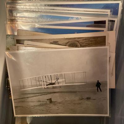 Unused post cards in small tote